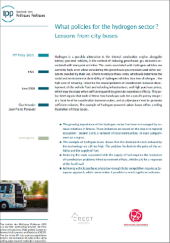 What policies for the hydrogen sector? Lessons from city buses