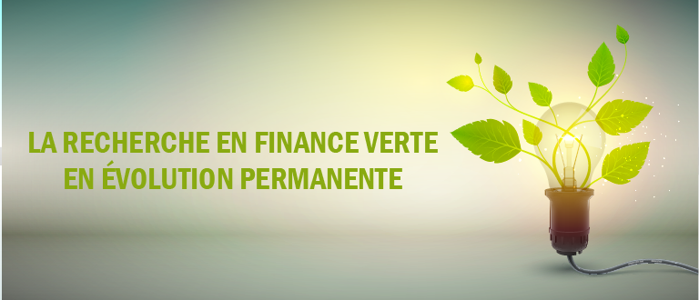 La Recherche En Finance Verte En évolution Permanente - Institut Louis ...