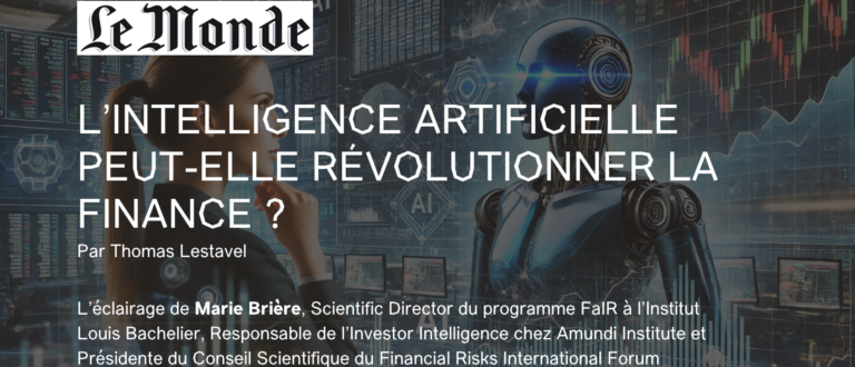 L’intelligence artificielle peut-elle révolutionner la finance ? L’éclairage de Marie Brière